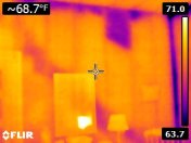 FLIR E8 Attic Stairwell