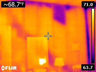 FLIR E8 Attic Stairwell