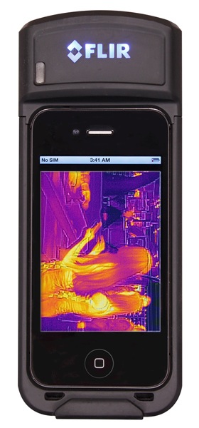 FLIR iPhone Infrared Camera Sled