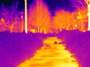 FLIR T420 Sidewalk Snow