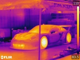 Glowing Hot: Race Cars Through An Infrared Camera